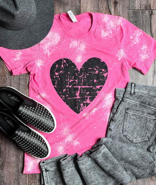 Distressed Heart Tee